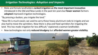 Women, irrigation and social norms in Egypt: "The more things change, the more they stay the same"