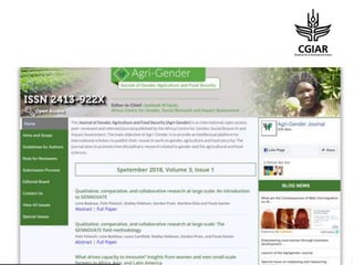 2018 Annual Scientific Gender Conference