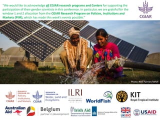 2018 Annual Scientific Gender Conference