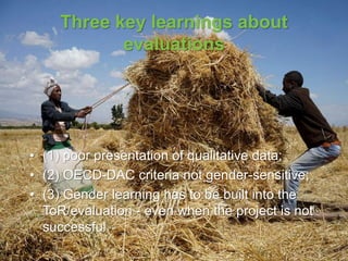 What works for gender norm change? Enhancing gender inclusive agricultural development programming