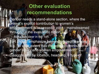 What works for gender norm change? Enhancing gender inclusive agricultural development programming