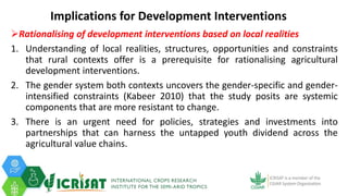 Tenacity of gender yield gaps in agricultural development: the case of smallholder groundnut productivity in Malawi