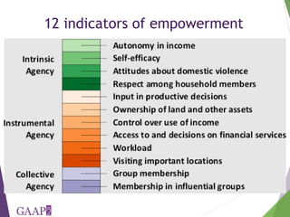 The project-level Women's Empowerment in Agriculture Index: How we are developing a new index