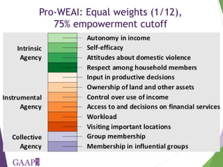The project-level Women's Empowerment in Agriculture Index: How we are developing a new index