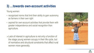 Gendered aspirations and occupation among rural youth in agriculture and beyond: a cross-regional perspective