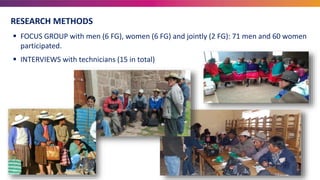 Technology is not gender neutral - Factors that influence agricultural technology adoption by men and women