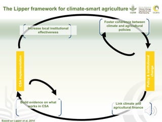 Gender transformation in climate-smart agriculture: A framework for action