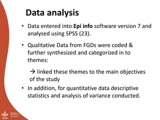 Does participation of household members in small ruminant management activities vary by agro-ecologies and category of respondents? Evidence from rural Ethiopia