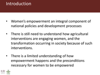 Spiraling up and down: Mapping rural women's empowerment in Ethiopia