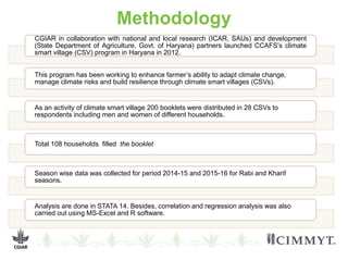 Farm record keeping - A tool to understand gender differentiated roles and decision power