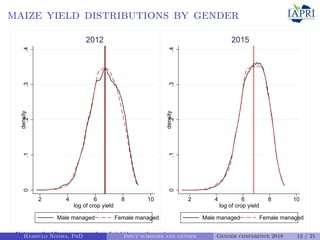 Can agricultural subsidies reduce gendered productivity gaps? Panel data evidence from Zambia
