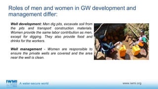 Gender dimensions of community-based groundwater governance in Ethiopia: using citizen science as an entry point