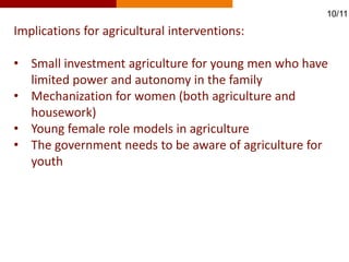 The life after marriage: Hmong young women, agriculture and technology in Vietnam