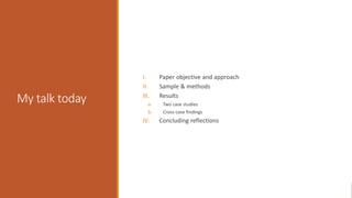 Local normative climate shaping agency and agricultural livelihoods in Sub-Saharan Africa