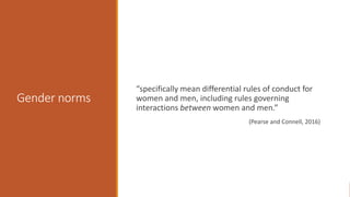 Local normative climate shaping agency and agricultural livelihoods in Sub-Saharan Africa