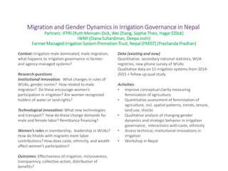 System-wide gender research agenda. CGIAR Collaborative Platform for Gender Research