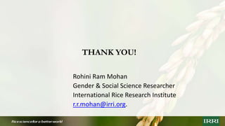 Unpacking social dynamics of stress tolerant rice variety (STRV) seed systems
