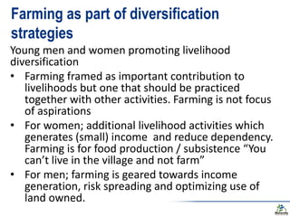 Bridging gender and youth studies - Learning from rural young women and men in central Uganda