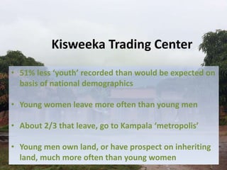 Bridging gender and youth studies - Learning from rural young women and men in central Uganda