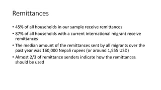 Male out-migration and women's work and empowerment in Agriculture: the case of Nepal