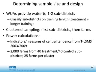 Effects of training duration and the role of gender on farm participation in water user associations in Southern Tajikistan: Implications for irrigation management