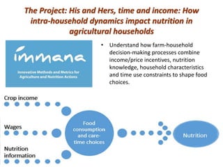 Exploring the links between household time and food choices in Guatemala
