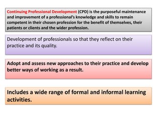 2018 continuing education presentation | PPTX