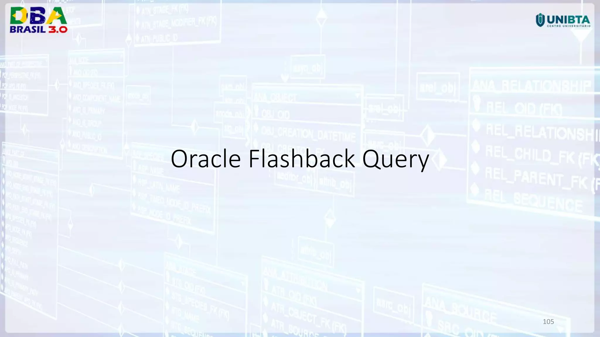 105 Oracle Flashback Query 