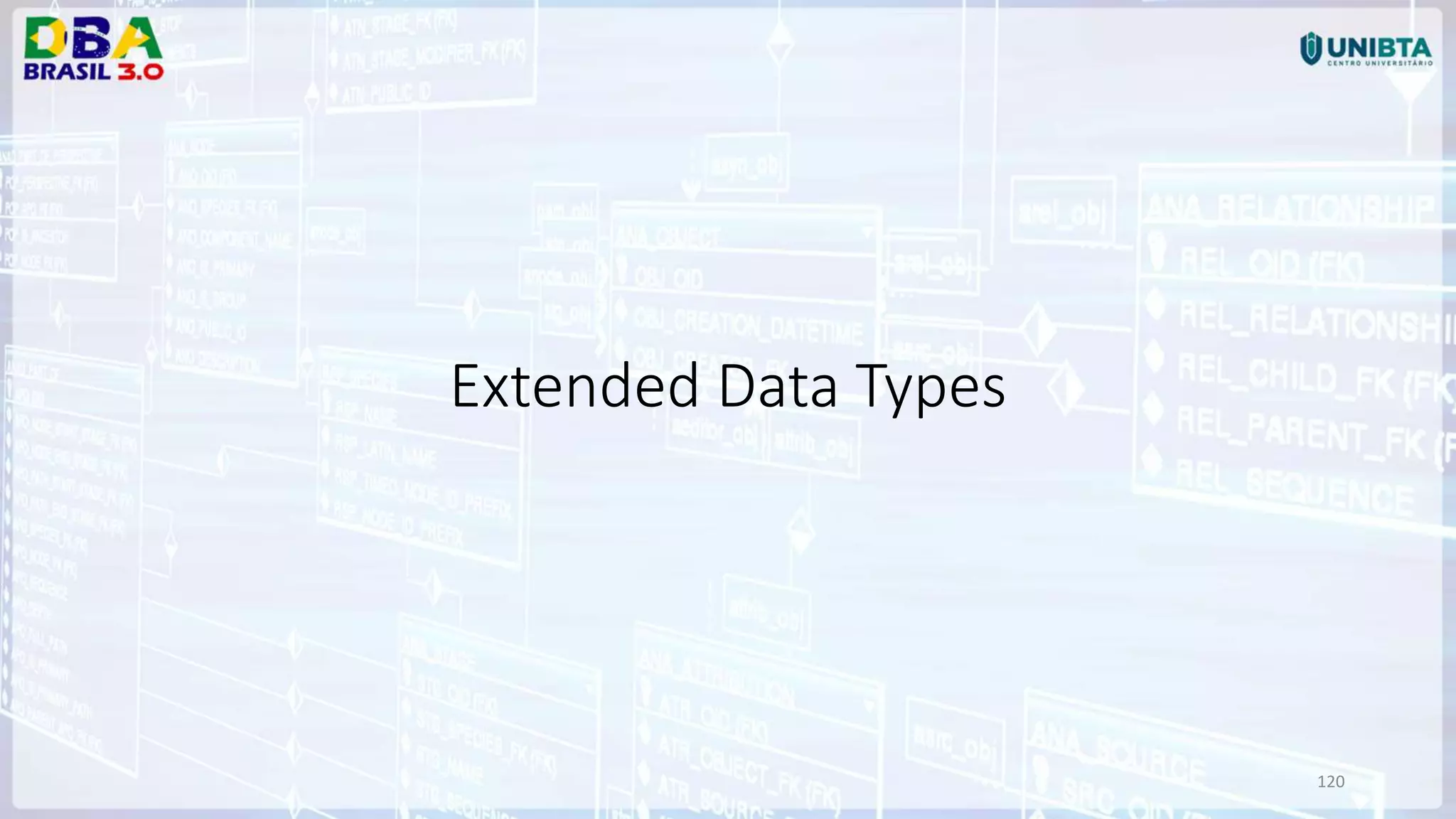 120 Extended Data Types 