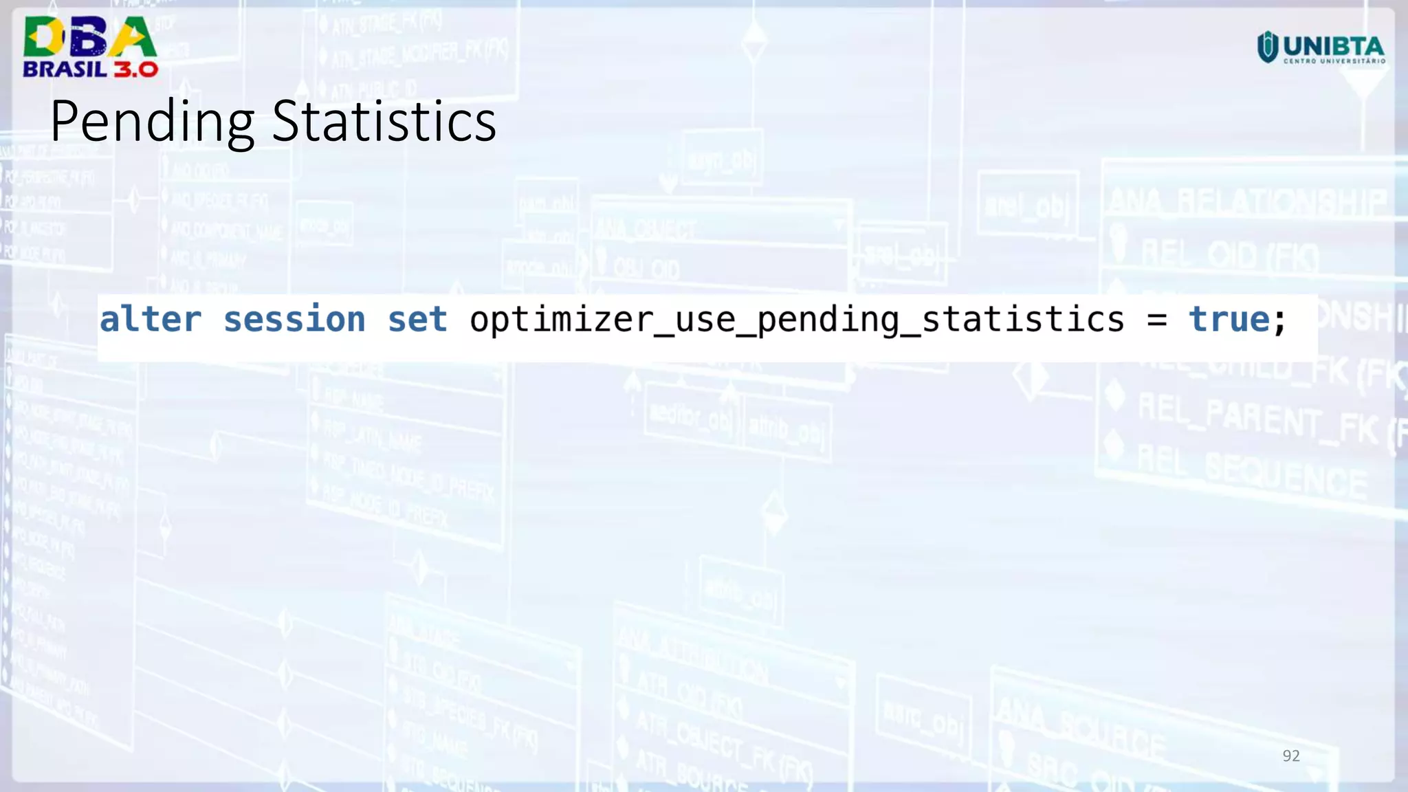 92 Pending Statistics 