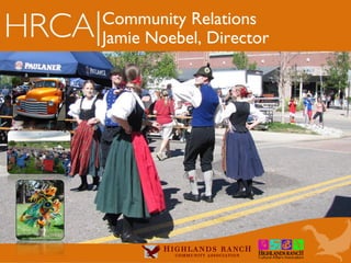 Community Relations
Jamie Noebel, Director
 