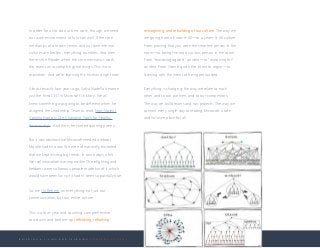 B U I L D I N G A L I V I N G A N D L E A R N I N G C O M P A N Y C U L T U R E
In order for us to do our best work, though, we need
our work environment to function well. If the core
mechanics of our own teams and our own internal
cultures are broken, everything stumbles. And then
there’s the flipside: when the core mechanics work,
the team can accomplish great things. This is our
aspiration. And we’re learning this firsthand right now.
Almost exactly four years ago, Satya Nadella became
just the third CEO in Microsoft’s history. We all
knew something was going to be different when he
assigned the Leadership Team to read: Non-Violent
Communication: Life-Changing Tools for Healthy
Relationships. And then, he started quoting poetry…
But it was obvious that Microsoft needed a reboot.
Morale had hit a low. We were all massively frustrated
that we kept missing big trends. In some ways, it felt
like real innovation was impossible. The infighting and
fiefdoms were so famous, people made fun of it, which
would have been funny if it hadn’t been so painfully true.
So: we Hit Refresh on everything: not just our
communication, but our entire culture.
This is a four-year and counting, comprehensive,
top-down and bottom-up rethinking, reframing,
reimagining, and rebuilding of our culture. The way we
are going from a Know-it-All—to a Learn-It-All culture.
From proving that you were the smartest person in the
room—to being the most curious person in the room.
From “reasoning against” an idea—to “reasoning for”
an idea. From listening with the intent to argue—to
listening with the intent of being persuaded.
Everything is changing: the way we relate to each
other and to our partners and to our competitors.
The way we build teams and run projects. The way we
commit every single day to making Microsoft a safe
and inclusive place for all.
 