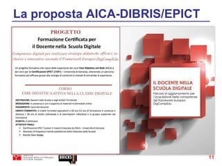 11
La proposta AICA-DIBRIS/EPICT
