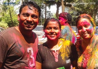 Diversity Calendar 2018diversitonleading the world in diversity
 