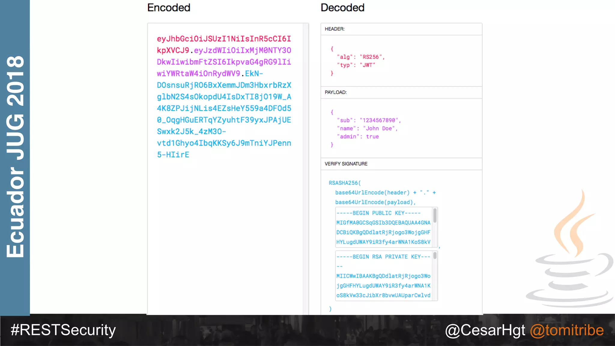 #RESTSecurity @CesarHgt @tomitribe
EcuadorJUG2018
 