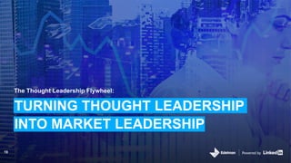 Powered by
The Thought Leadership Flywheel:
TURNING THOUGHT LEADERSHIP
INTO MARKET LEADERSHIP
Powered by19
 