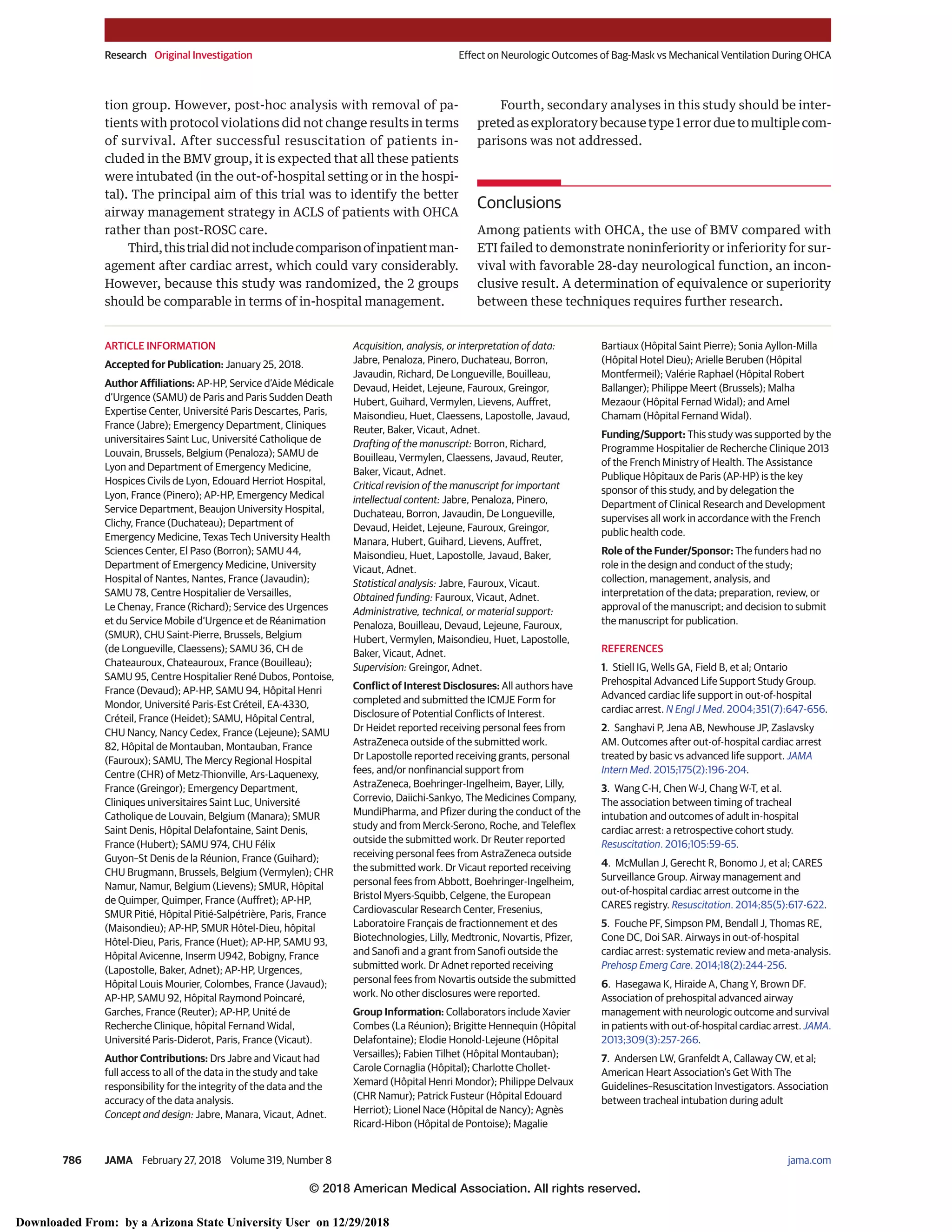 2018 Effect of Bag-Mask Ventilation vs Endotracheal Intubation During ...