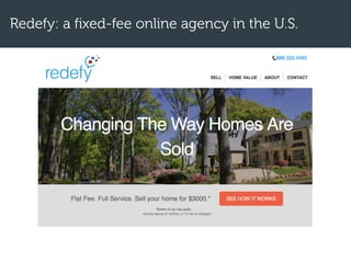 Redefy: a fixed-fee online agency in the U.S.
 