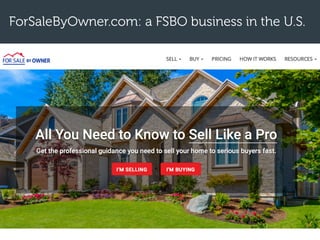 ForSaleByOwner.com: a FSBO business in the U.S.
 