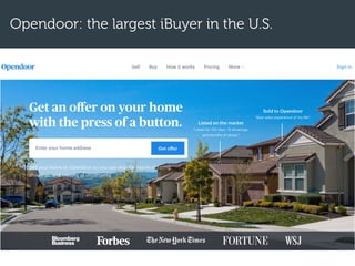 Opendoor: the largest iBuyer in the U.S.
 