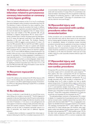 2018 fourth universal definition of myocardial infarction | PDF