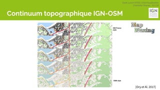 Geek Lunch MTES | GéoVisualisation
Charlotte Hoarau - 8.3.18
Continuum topographique IGN-OSM
[Ory et Al. 2017]
 