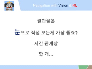 Navigation with Vision & RL
????
??? ?? ??? ?? ???
?? ???
? ?
 