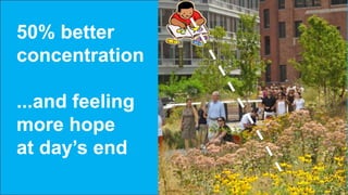 50% better
concentration
...and feeling
more hope
at day’s end
 