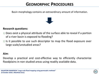 LARGE SCALE FLOOD MAPPING USING GEOMORPHIC METHODS | PDF
