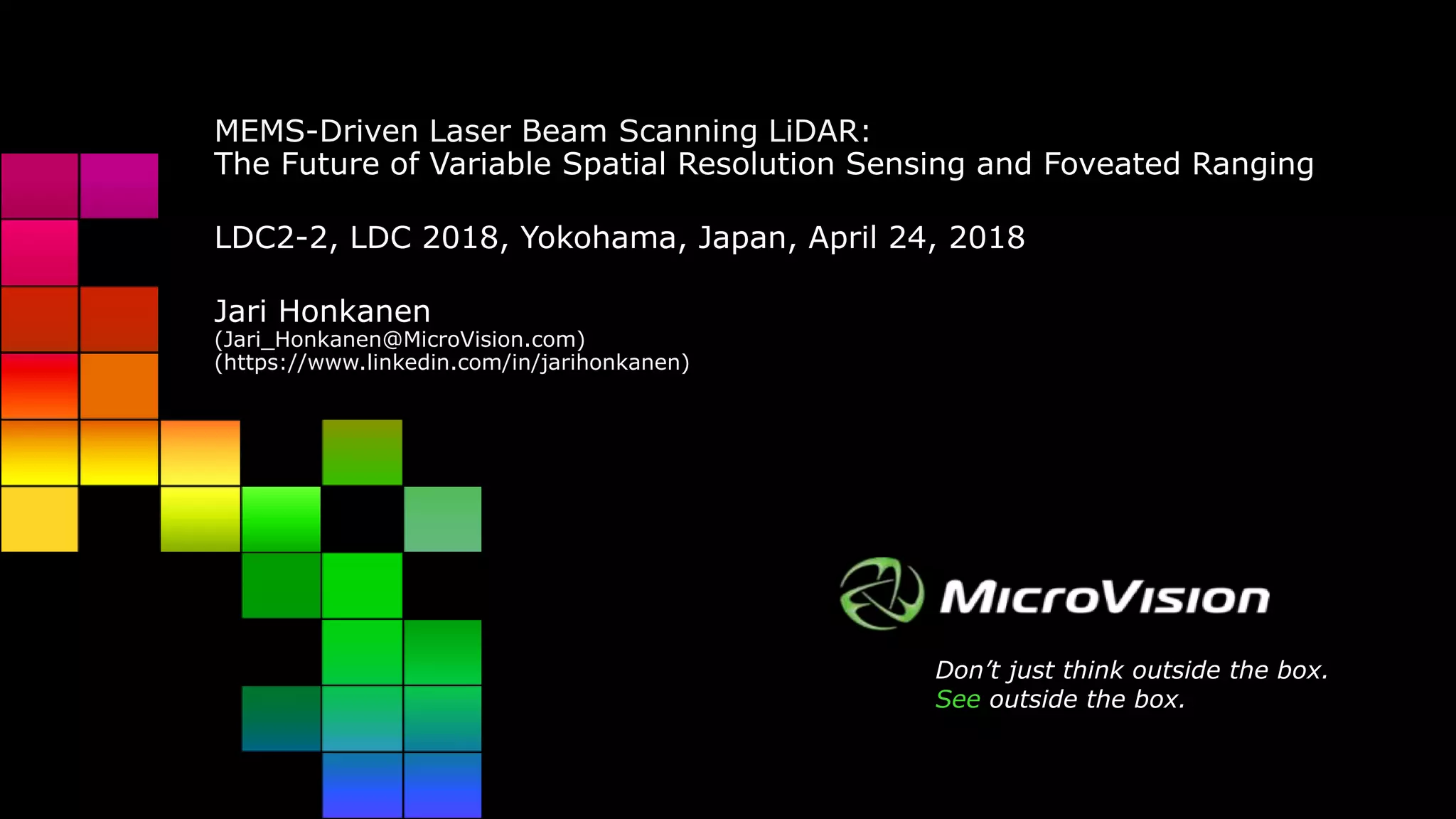 MEMS-Driven Laser Beam Scanning LiDAR: The Future of Variable Spatial ...