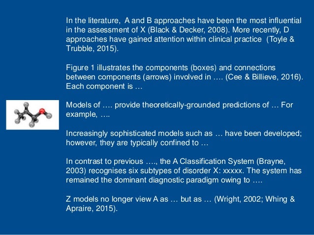 Nutrition literature review example image