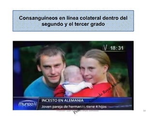 34
Consanguíneos en línea colateral dentro del
segundo y el tercer grado
Profesor: Juan Armando Reyes Mendoza
 
