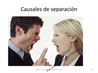 Causales de separación
48
Profesor: Juan Armando Reyes Mendoza
 