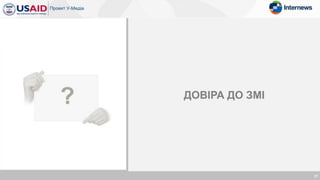 ДОВІРА ДО ЗМІ
27
 